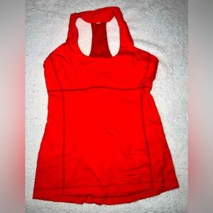 Lululemon Athletica Women Racerback Tank Top | Size 8 | Red |